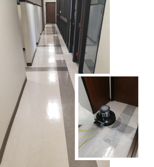 Professional Commercial Wood Laminate Vinyl Cleaning